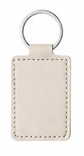 Rectangle Leather Keychain