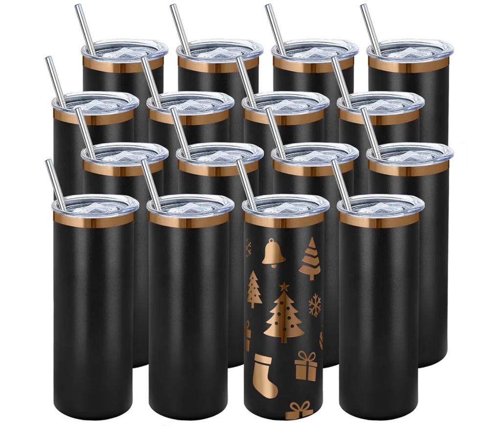 20 oz Skinny Copper Stainless Steel Tumbler