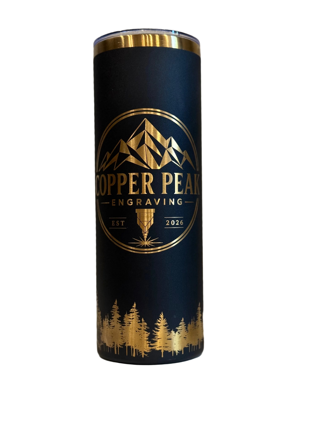 20 oz Skinny Copper Stainless Steel Tumbler