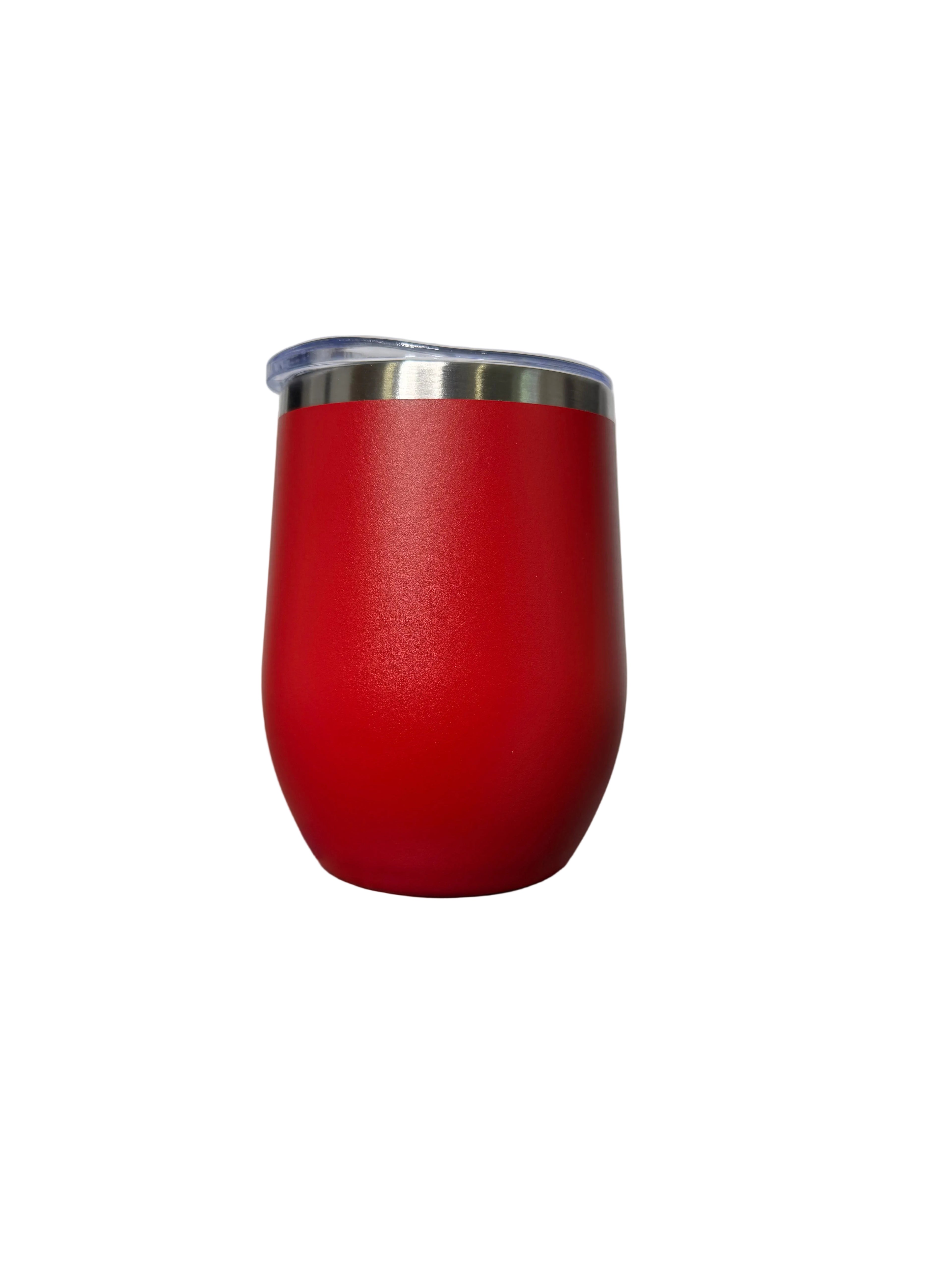 12 oz Stemless Stainless Steel Wine Tumbler