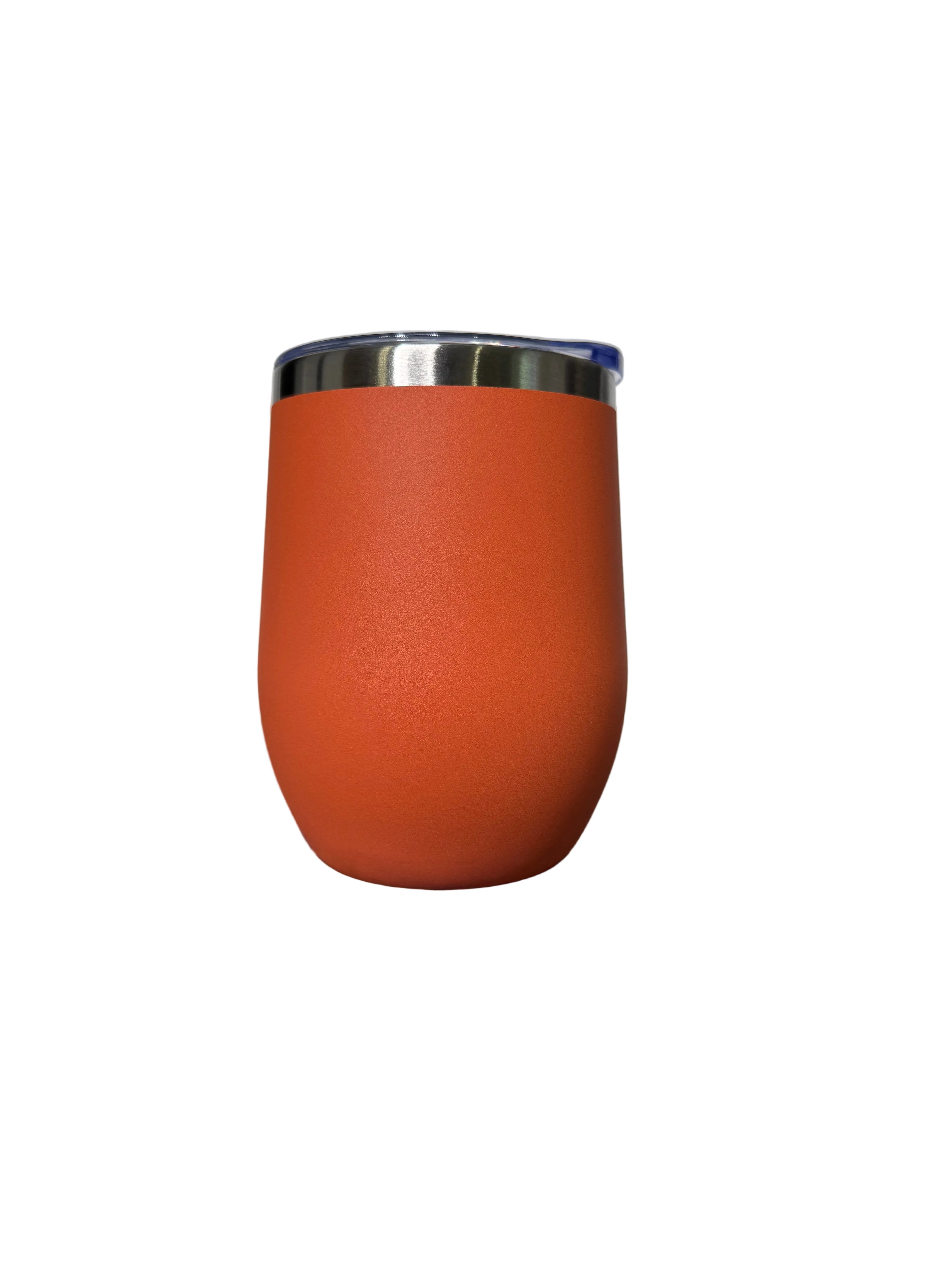 12 oz Stemless Stainless Steel Wine Tumbler