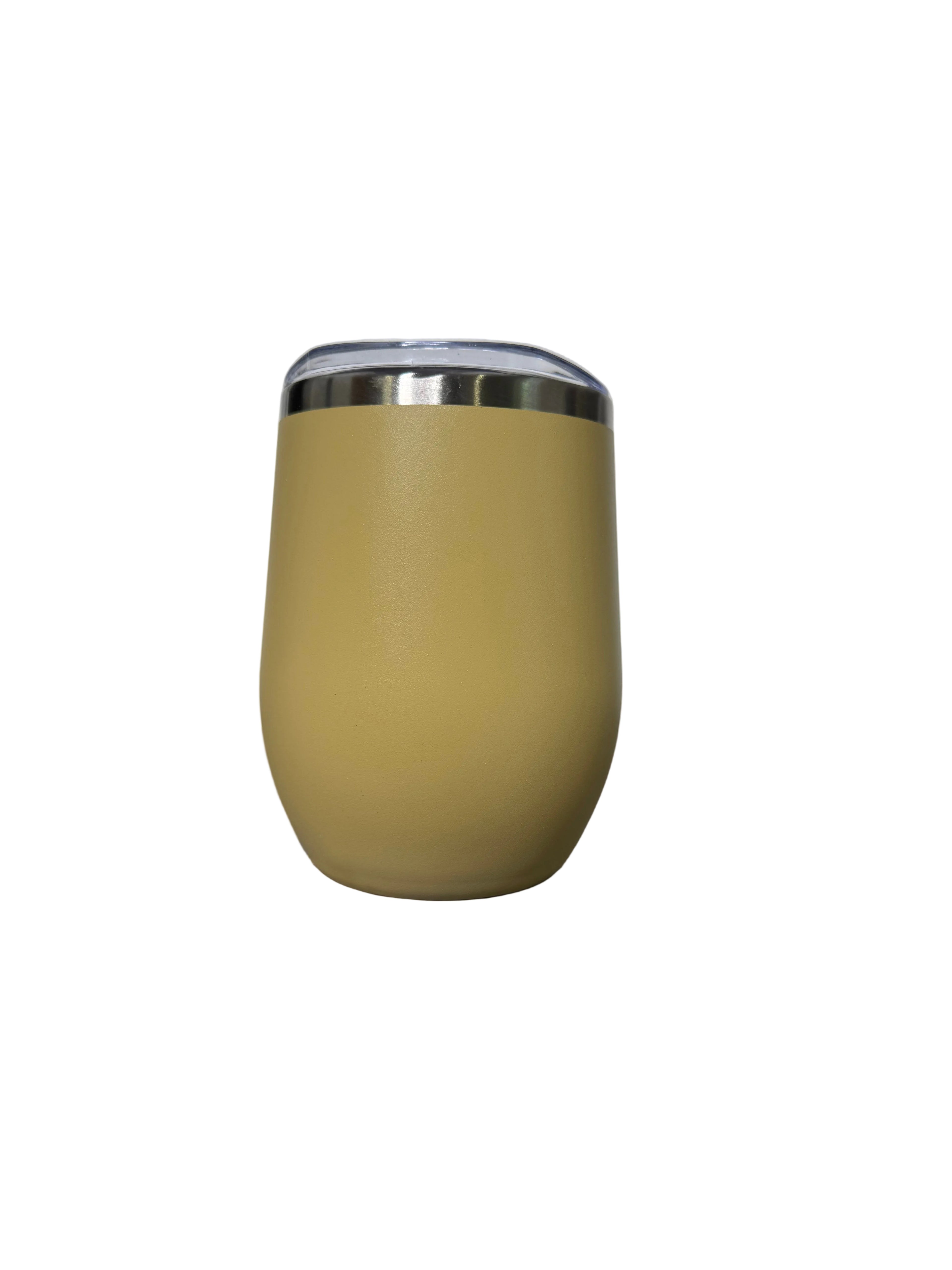 12 oz Stemless Stainless Steel Wine Tumbler