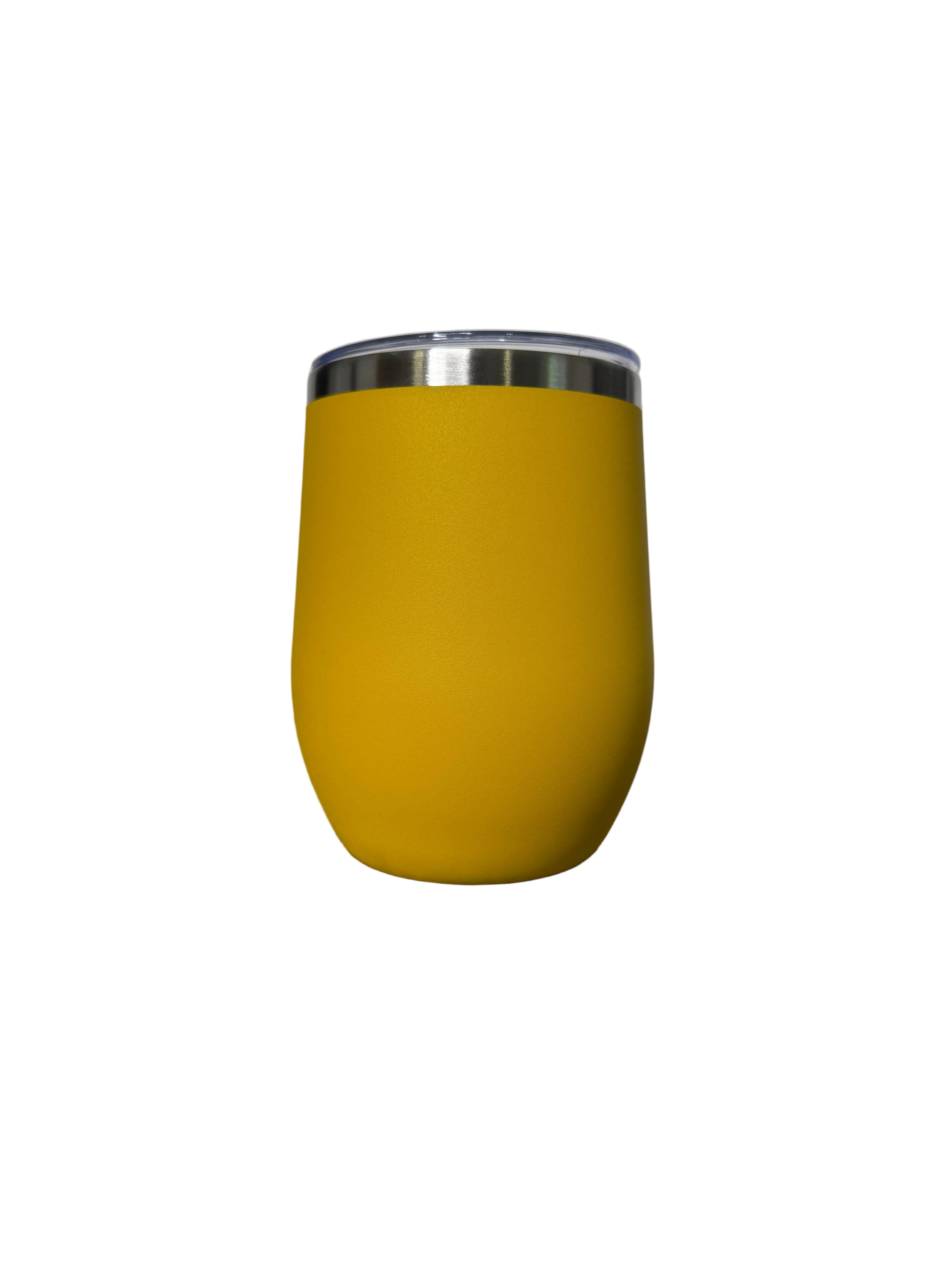 12 oz Stemless Stainless Steel Wine Tumbler