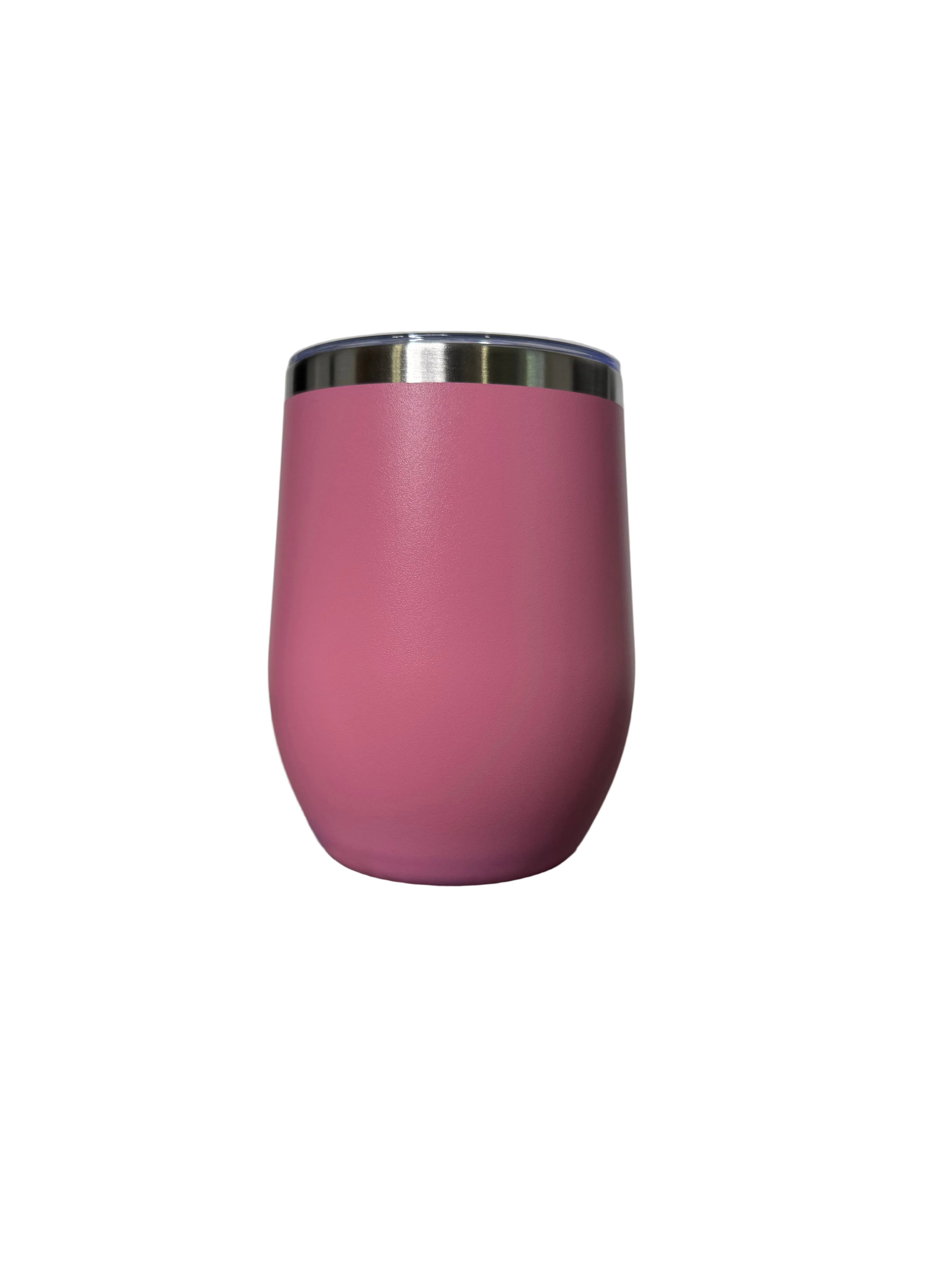 12 oz Stemless Stainless Steel Wine Tumbler