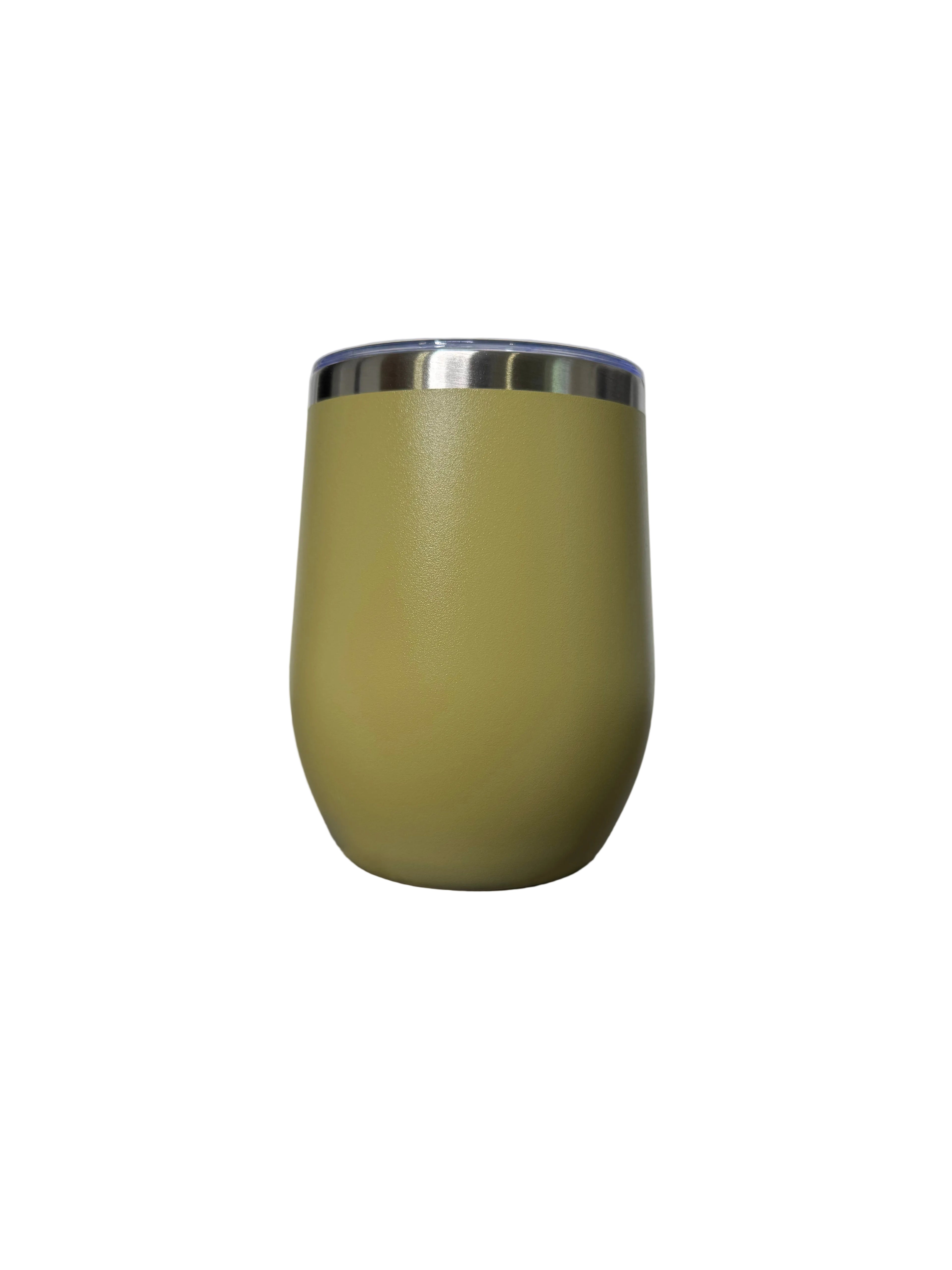 12 oz Stemless Stainless Steel Wine Tumbler