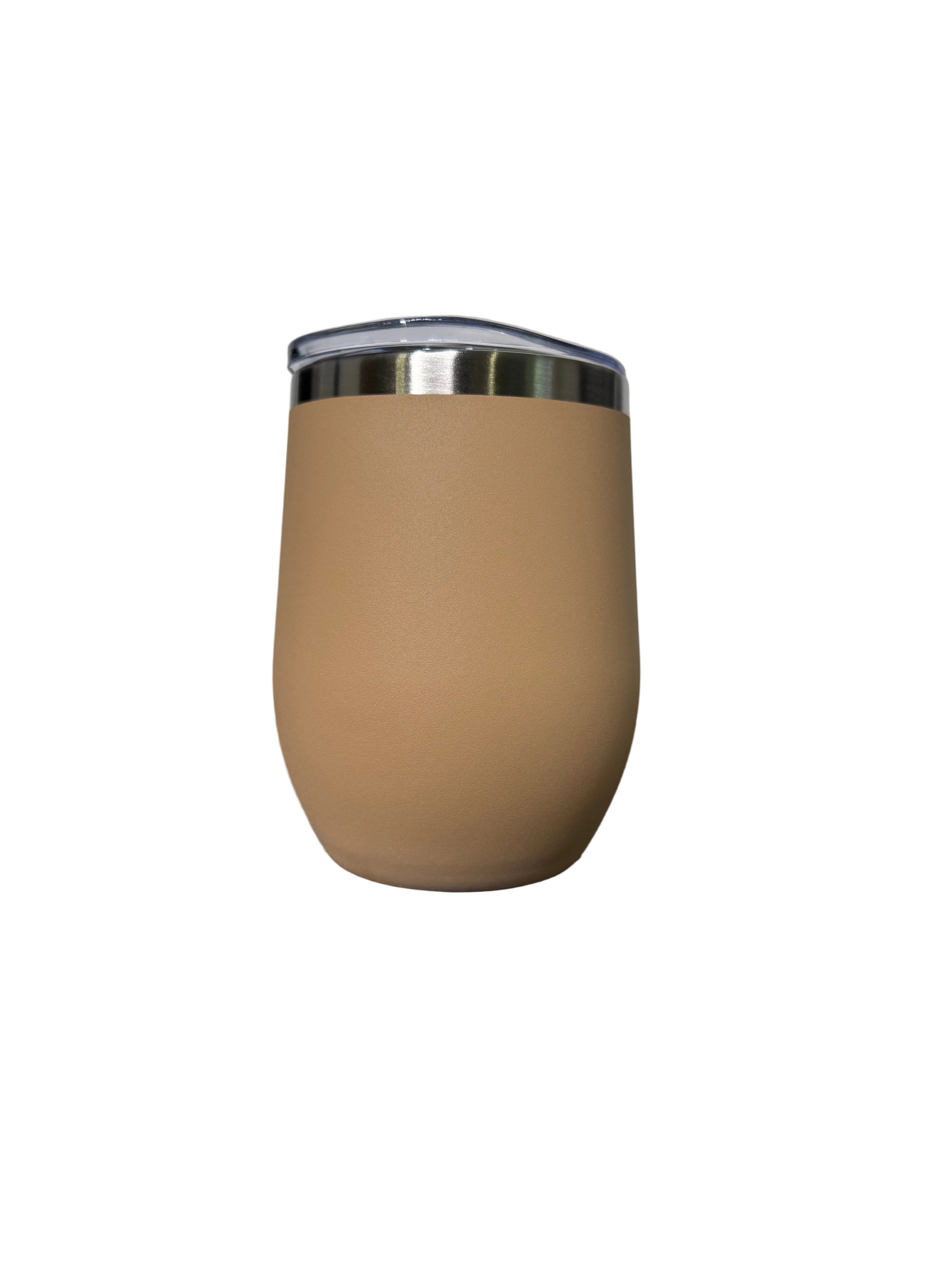12 oz Stemless Stainless Steel Wine Tumbler