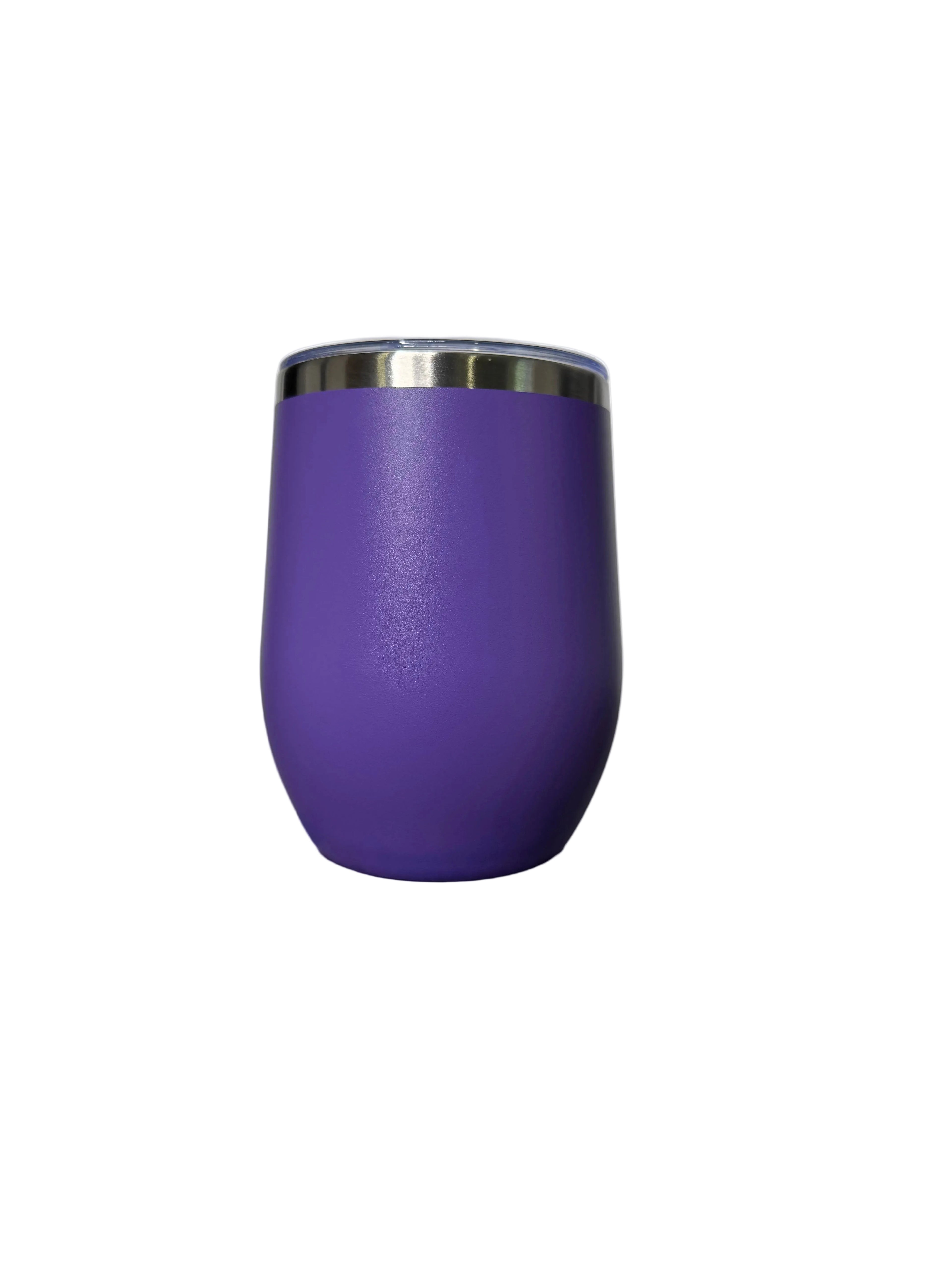 12 oz Stemless Stainless Steel Wine Tumbler