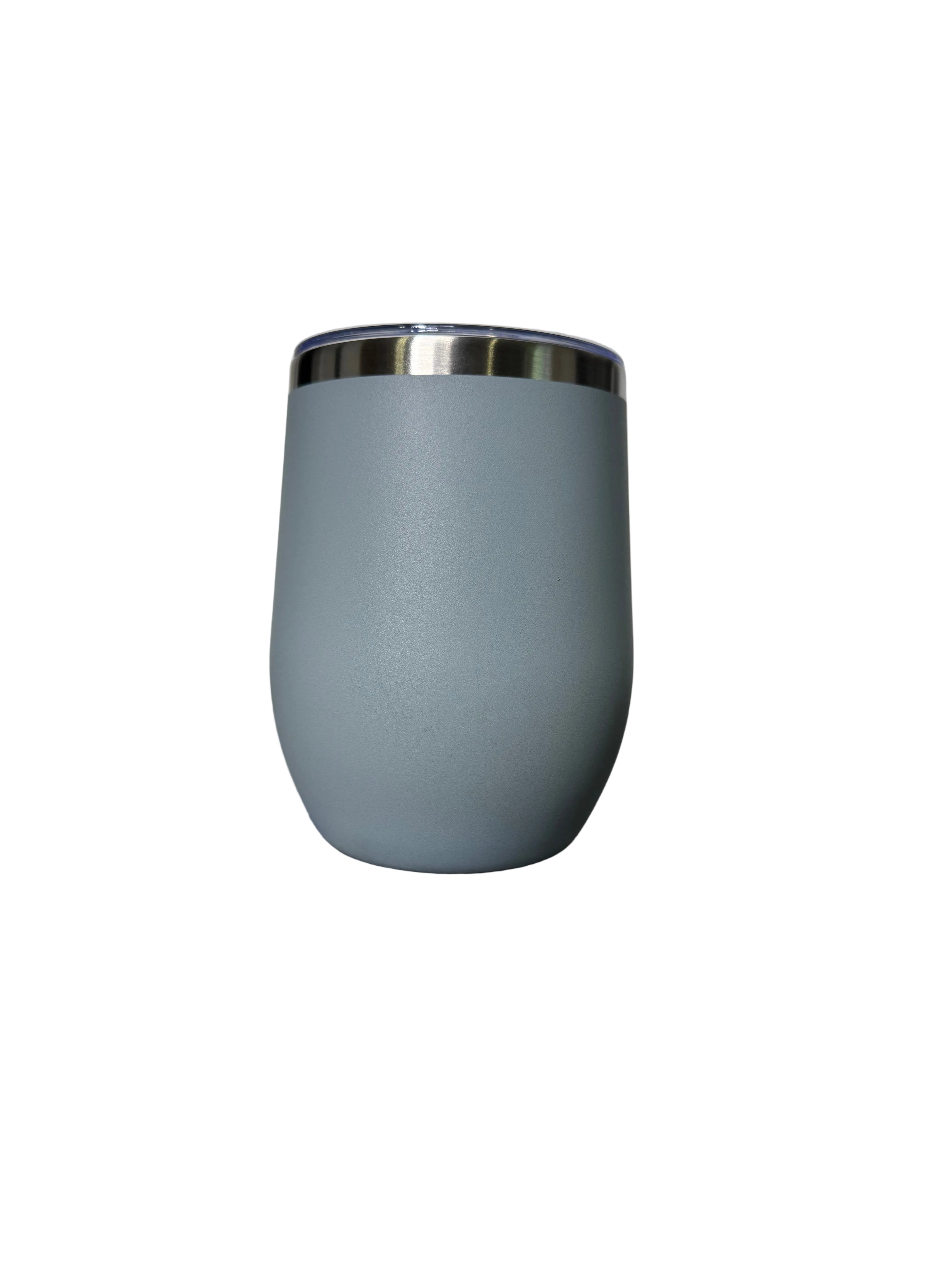 12 oz Stemless Stainless Steel Wine Tumbler